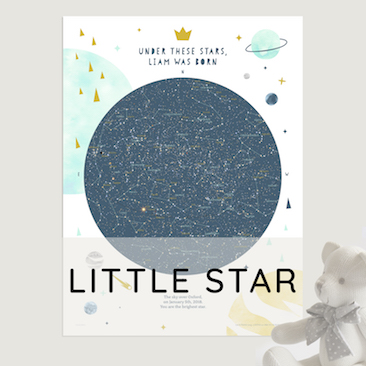 Little Star carte des étoiles